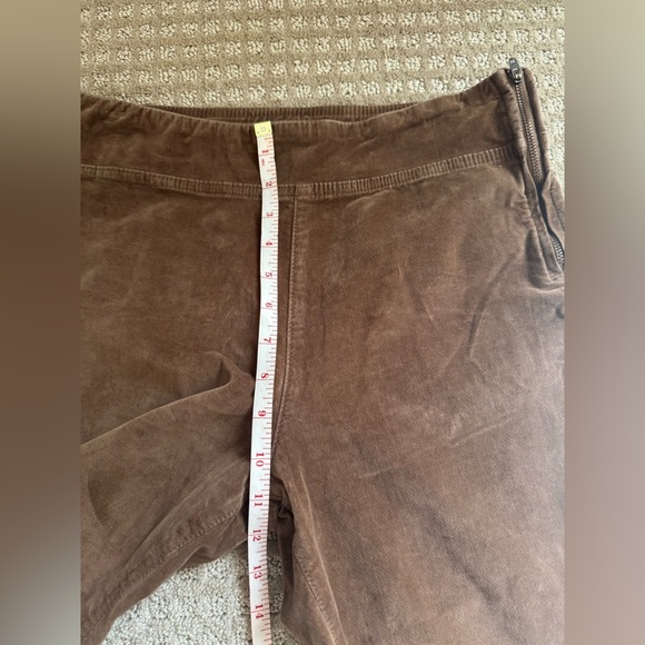 FREE PEOPLE in my feelings cropped corduroys brown size small - Picture 6 of 8
